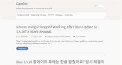 Desktop Screenshot of gamlor.info