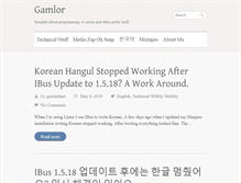 Tablet Screenshot of gamlor.info